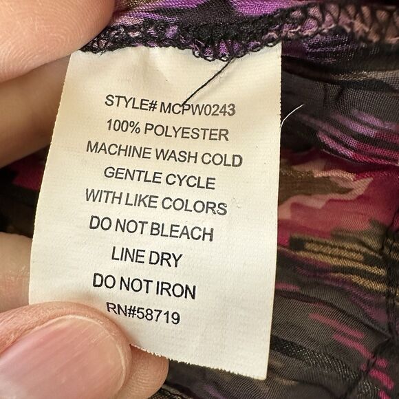 Notations 2 Piece Sheer Ruffle Tie Front Top Sz M Y2K Indie Festival Artsy Vtg - Picture 6 of 16